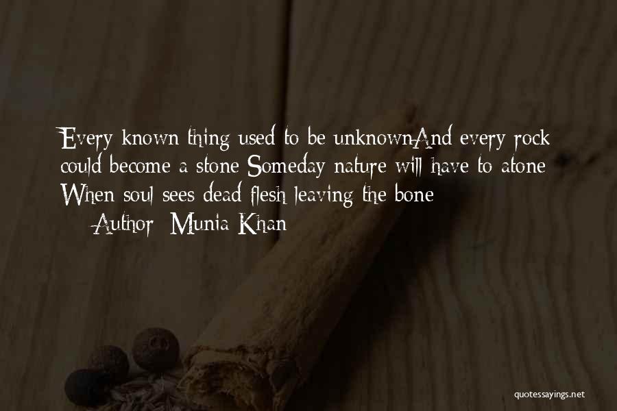 Flesh And Stone Quotes By Munia Khan