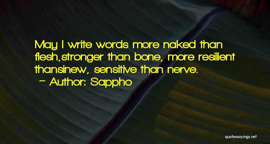 Flesh N Bone Quotes By Sappho