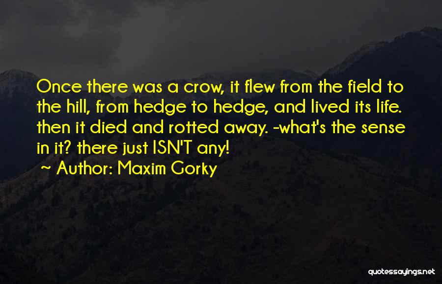 Flew Away Quotes By Maxim Gorky