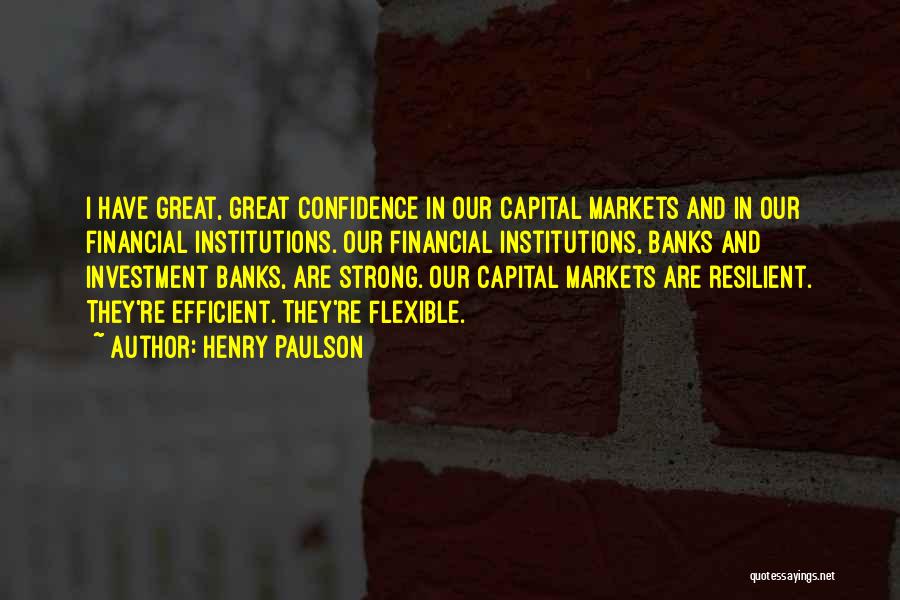 Flexible Quotes By Henry Paulson