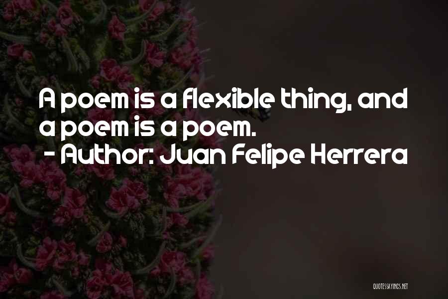 Flexible Quotes By Juan Felipe Herrera