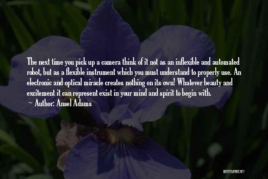 Flexible Thinking Quotes By Ansel Adams