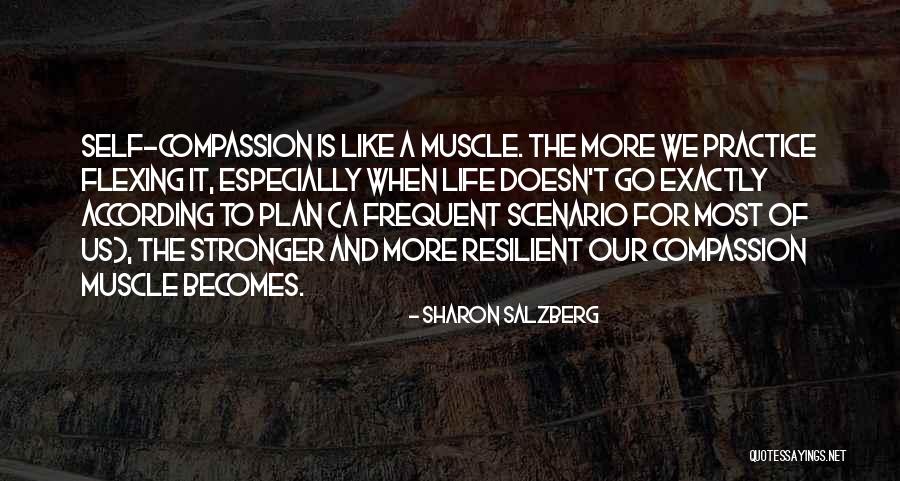 Flexing Muscle Quotes By Sharon Salzberg