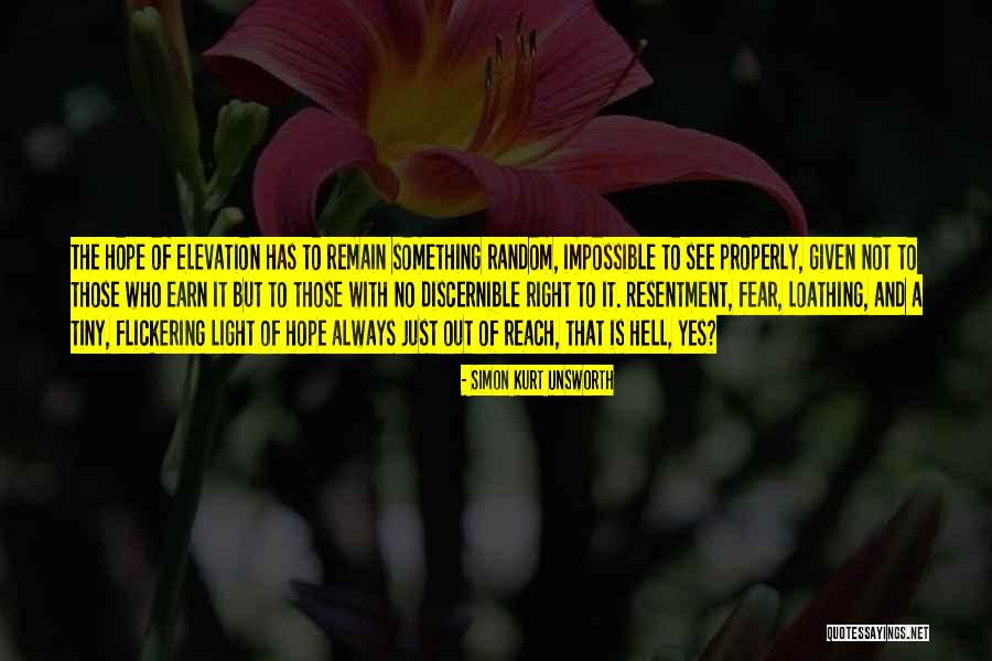 Flickering Light Quotes By Simon Kurt Unsworth