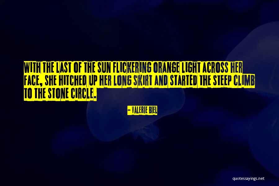 Flickering Light Quotes By Valerie Biel