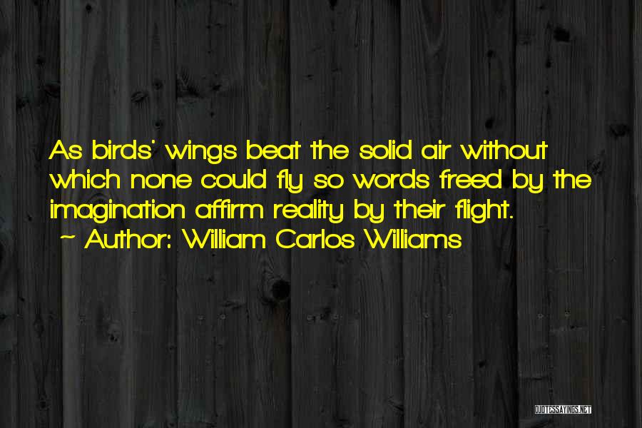 Flight Of Imagination Quotes By William Carlos Williams