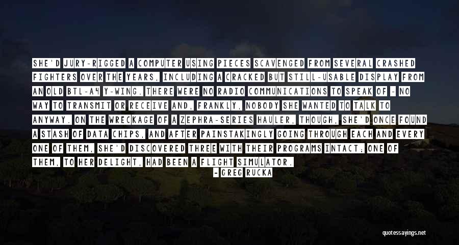 Flight Simulator Quotes By Greg Rucka Flight Simulator Quotes By Greg Rucka
