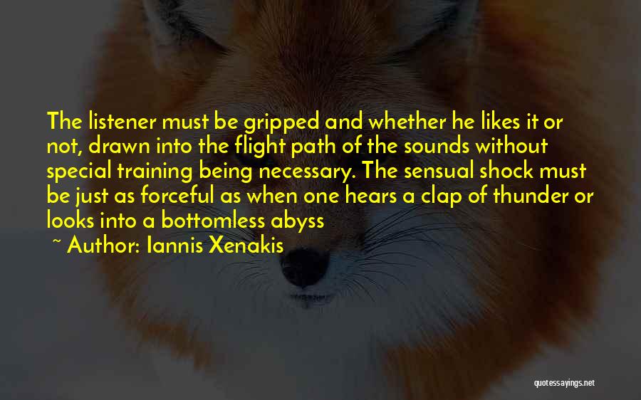 Flight Training Quotes By Iannis Xenakis