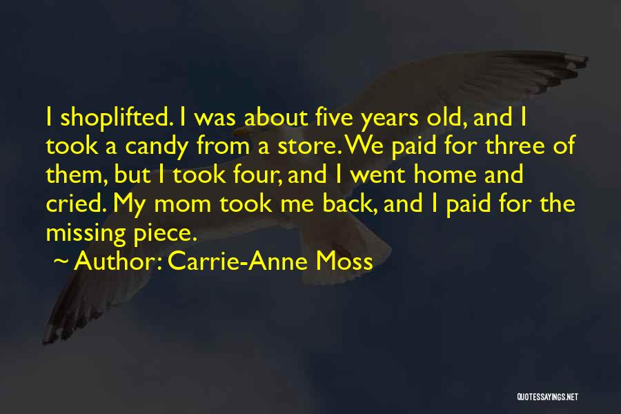 Flights And Clouds Quotes By Carrie-Anne Moss