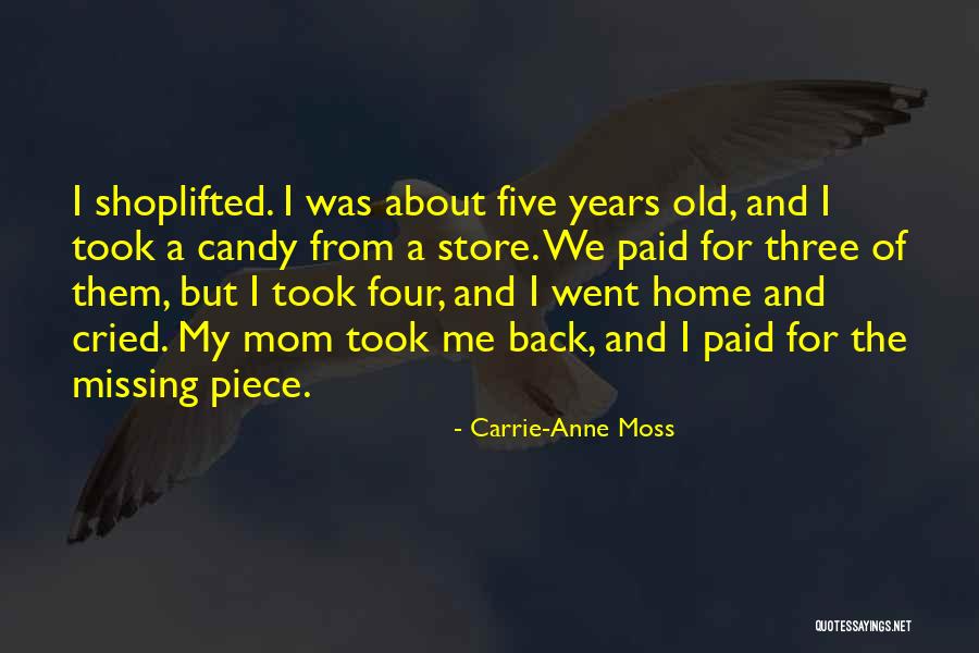 Flights And Clouds Quotes By Carrie-Anne Moss