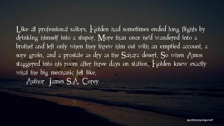 Flights Quotes By James S.A. Corey