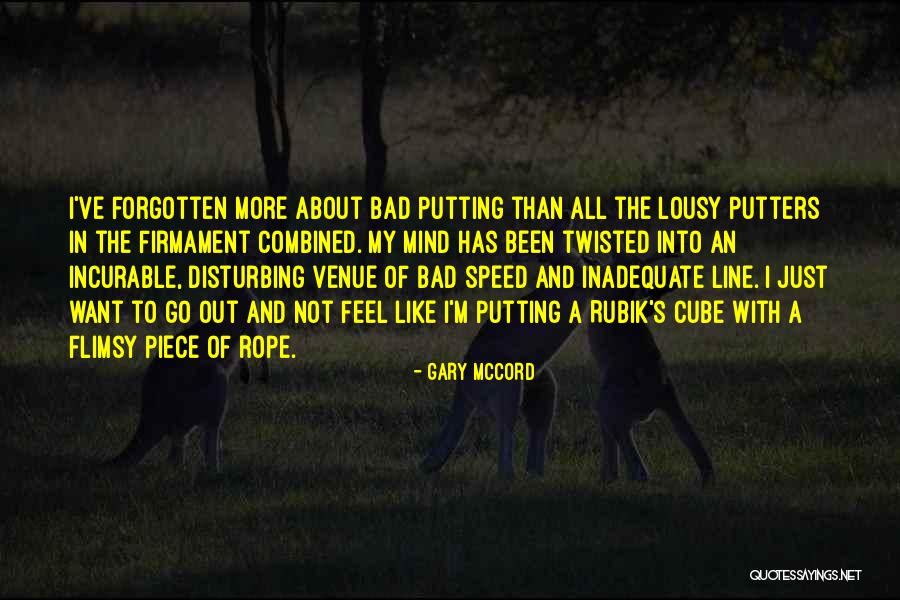 Flimsy Quotes By Gary McCord Flimsy Quotes By Gary McCord