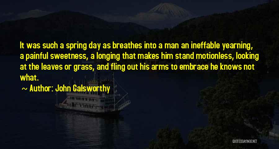 Fling Quotes By John Galsworthy