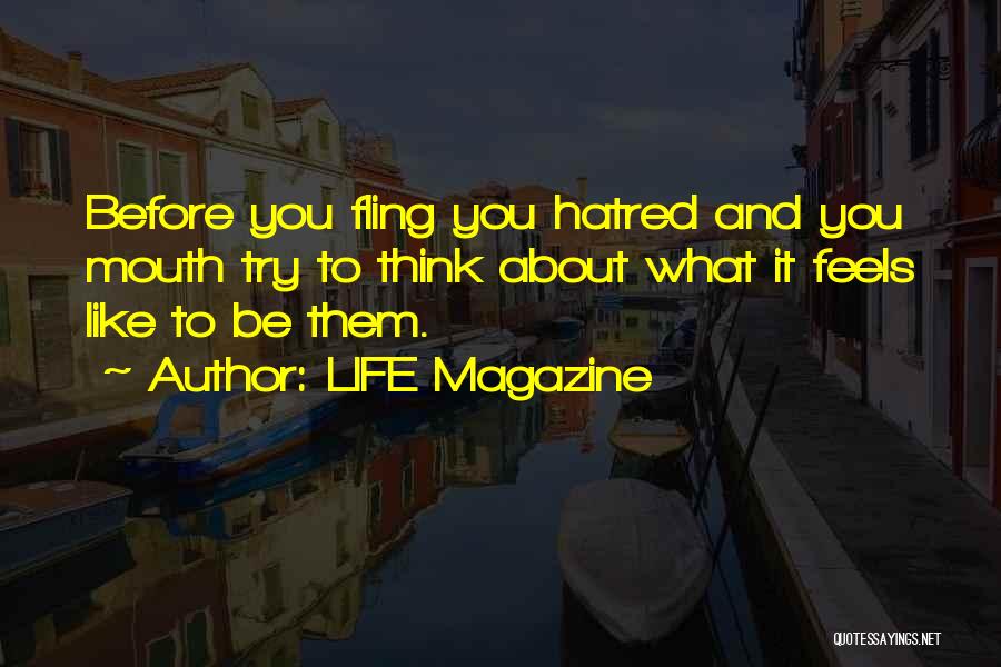 Fling Quotes By LIFE Magazine