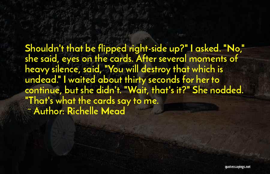 Flipped Quotes By Richelle Mead