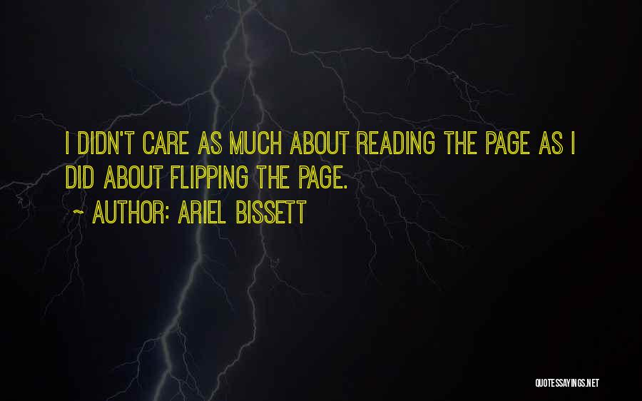Flipping The Page Quotes By Ariel Bissett