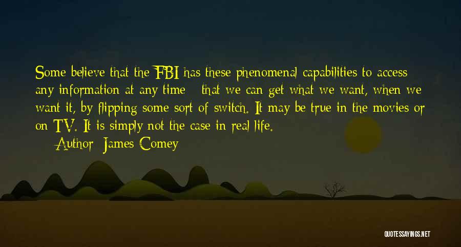Flipping The Switch Quotes By James Comey