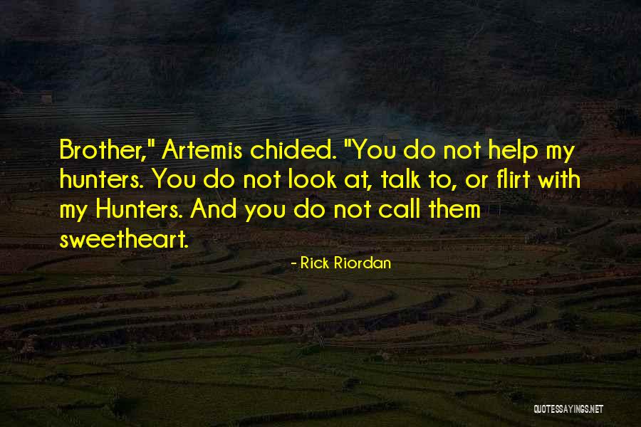 Flirt Quotes By Rick Riordan