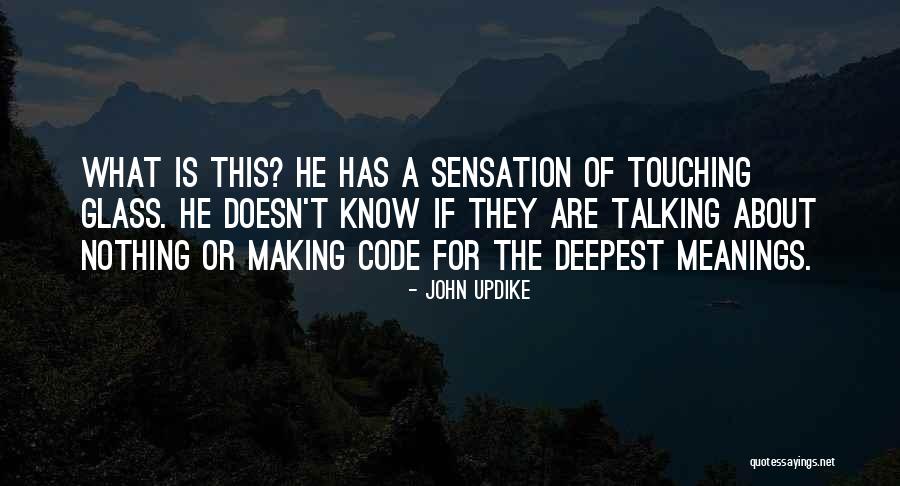 Flirting Audultry Quotes By John Updike Flirting Audultry Quotes By John Updike