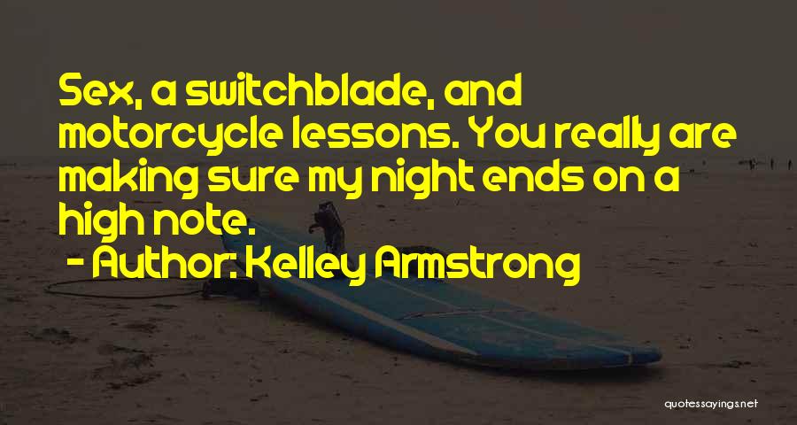 Flirting With Someone Quotes By Kelley Armstrong