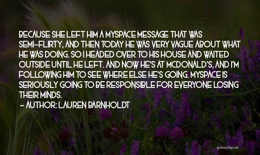 Flirty Quotes By Lauren Barnholdt