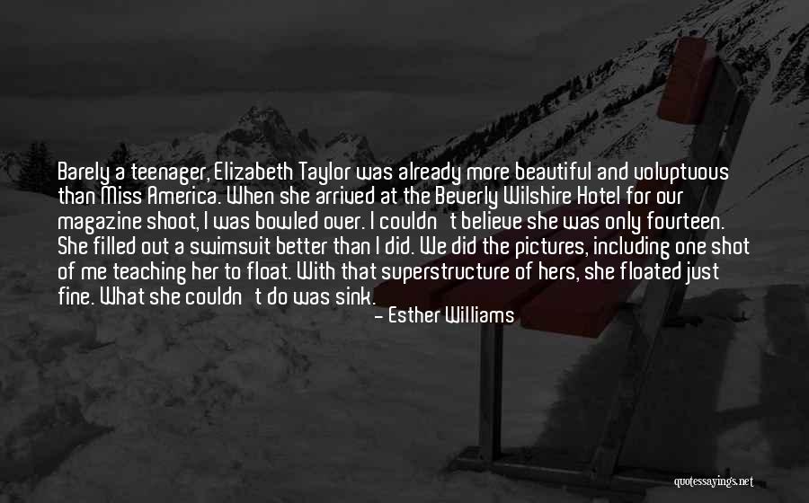 Floated Quotes By Esther Williams Floated Quotes By Esther Williams