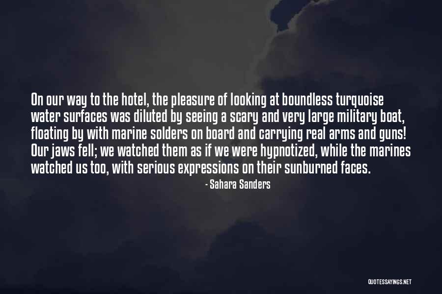 Floating Boat Quotes By Sahara Sanders