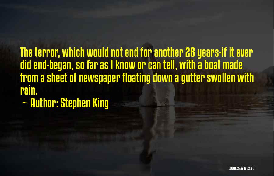 Floating Boat Quotes By Stephen King