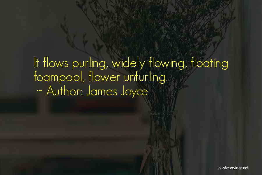 Floating Flower Quotes By James Joyce