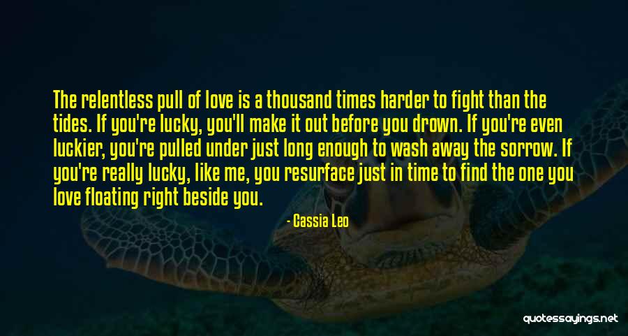 Floating In Love Quotes By Cassia Leo