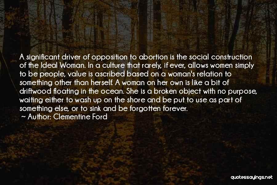 Floating In Ocean Quotes By Clementine Ford