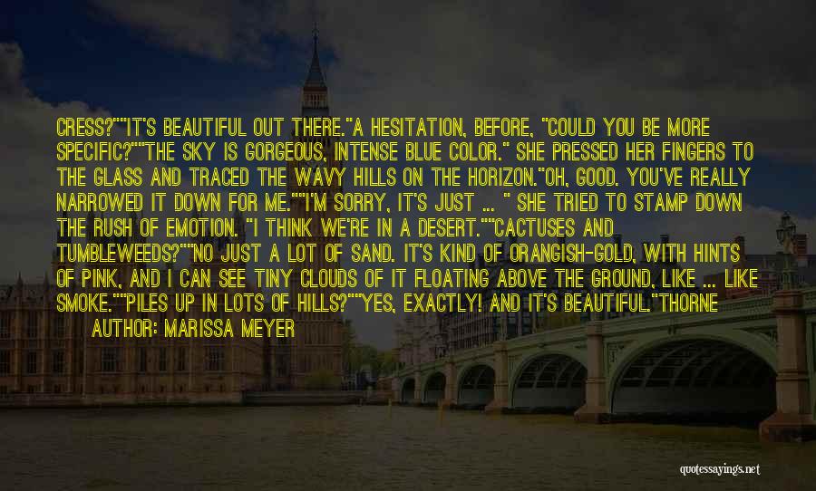 Floating In The Sky Quotes By Marissa Meyer