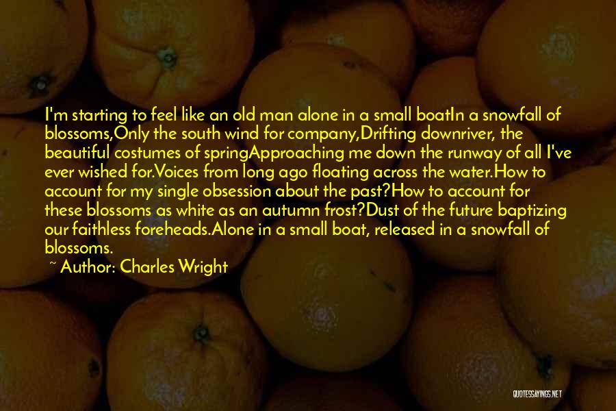Floating In Water Quotes By Charles Wright