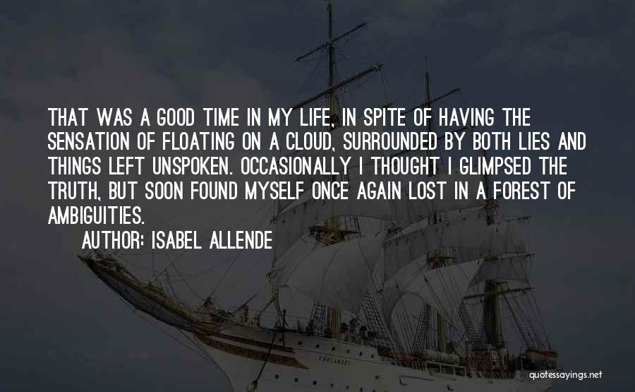 Floating On Clouds Quotes By Isabel Allende