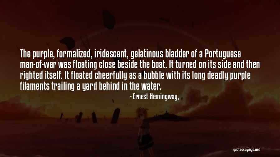 Floating On Water Quotes By Ernest Hemingway,