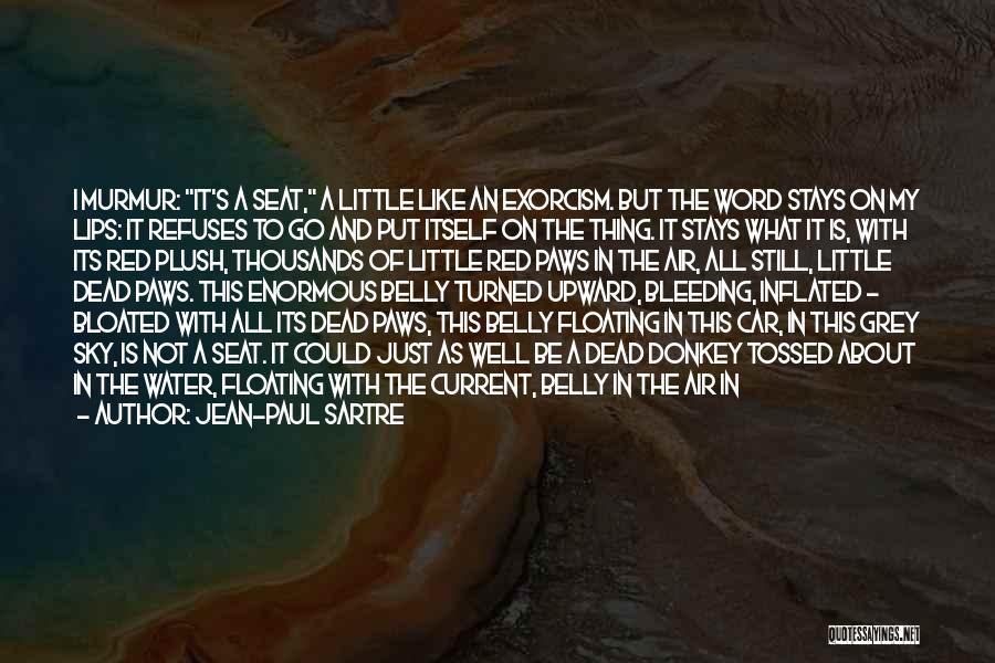 Floating On Water Quotes By Jean-Paul Sartre