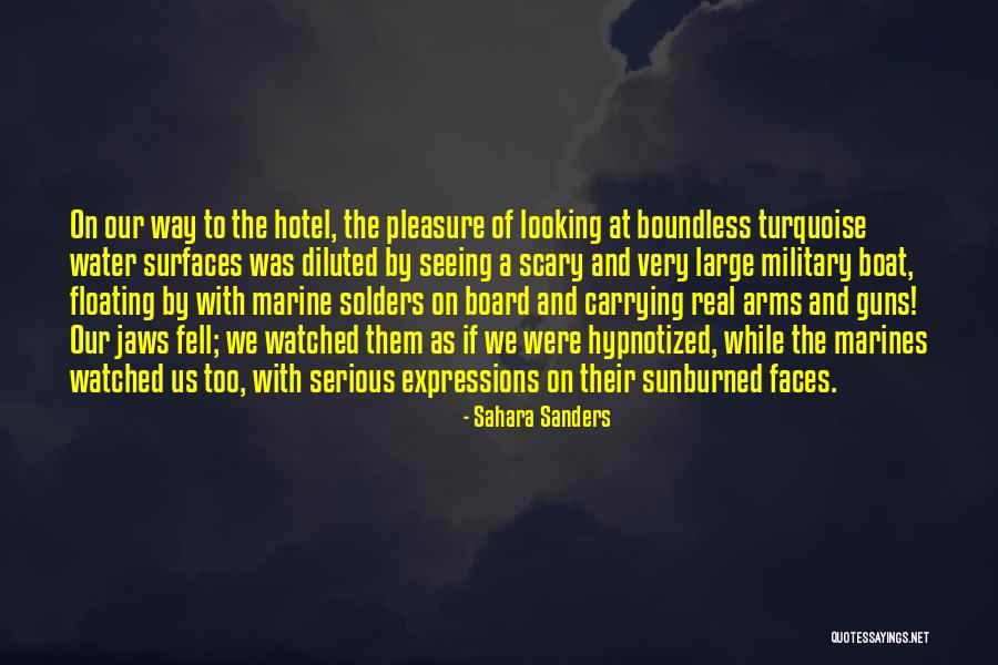 Floating On Water Quotes By Sahara Sanders