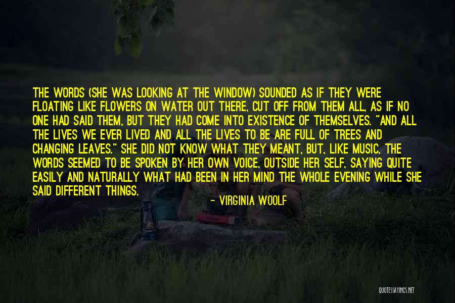 Floating On Water Quotes By Virginia Woolf