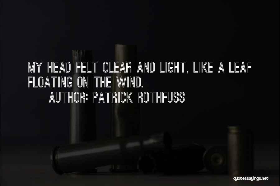 Floating Quotes By Patrick Rothfuss