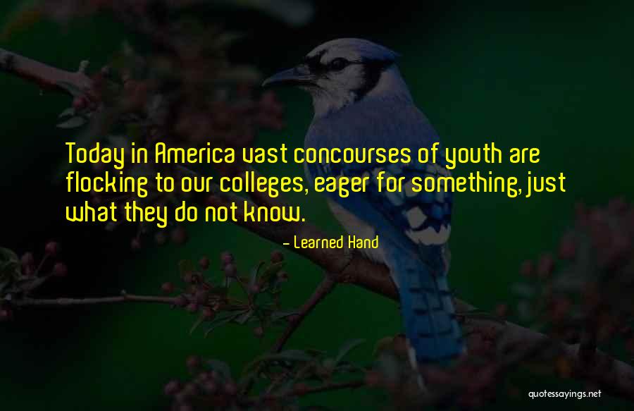 Flocking Quotes By Learned Hand