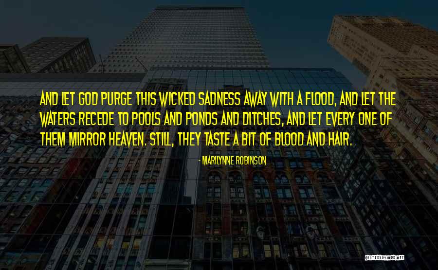 Flood Waters Quotes By Marilynne Robinson Flood Waters Quotes By Marilynne Robinson