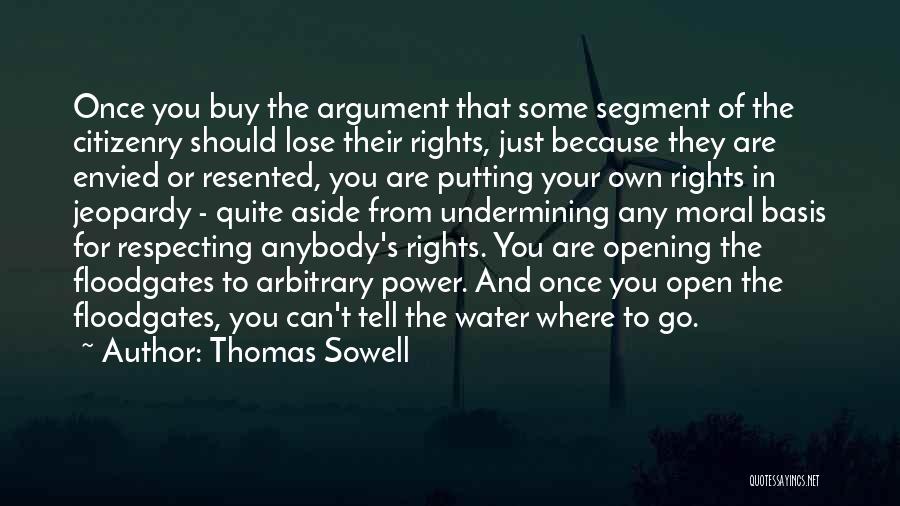 Floodgates Quotes By Thomas Sowell