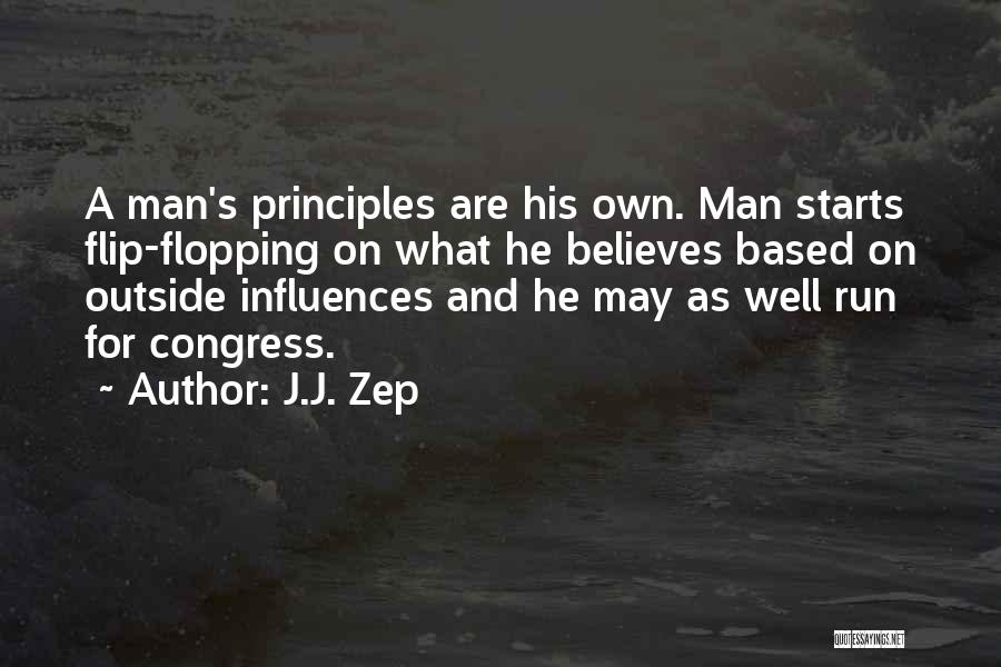 Flopping Quotes By J.J. Zep