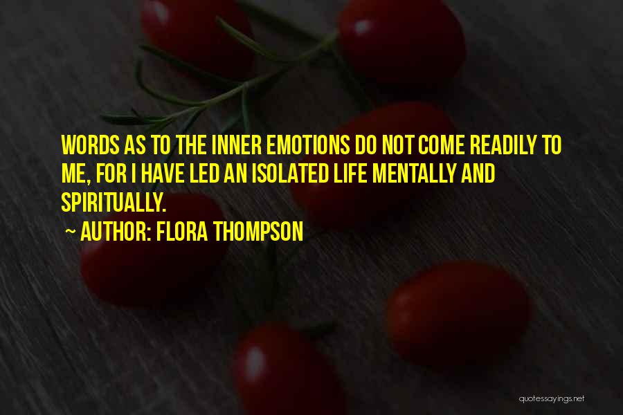 Flora Thompson Quotes 507050