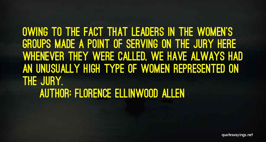 Florence Ellinwood Allen Quotes 718455