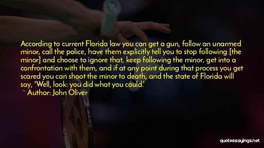 Florida State Quotes By John Oliver