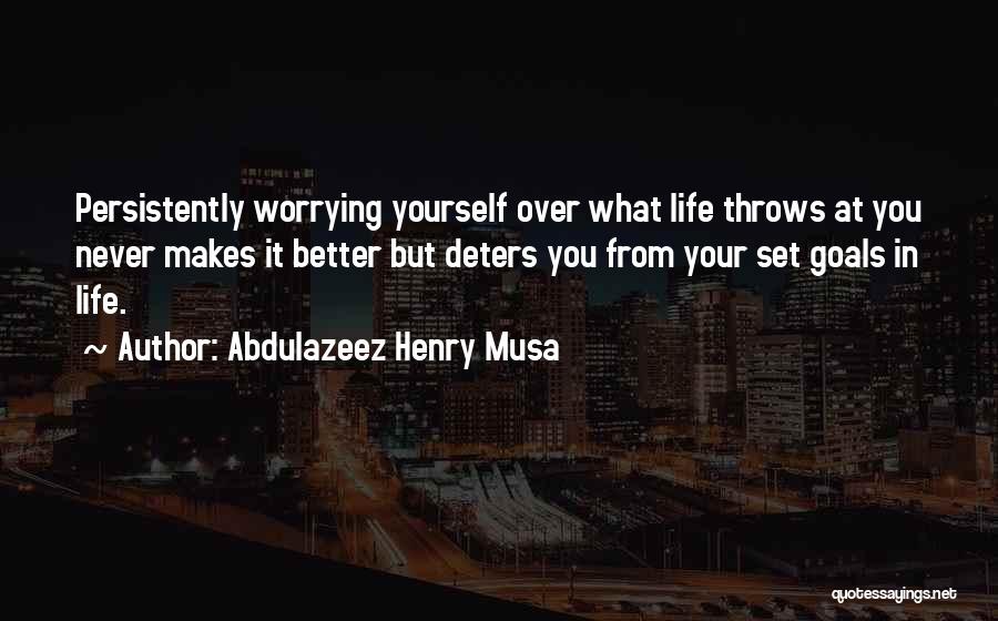 Flow Theory Quotes By Abdulazeez Henry Musa