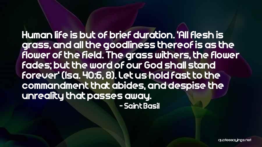 Flower And God Quotes By Saint Basil Flower And God Quotes By Saint Basil
