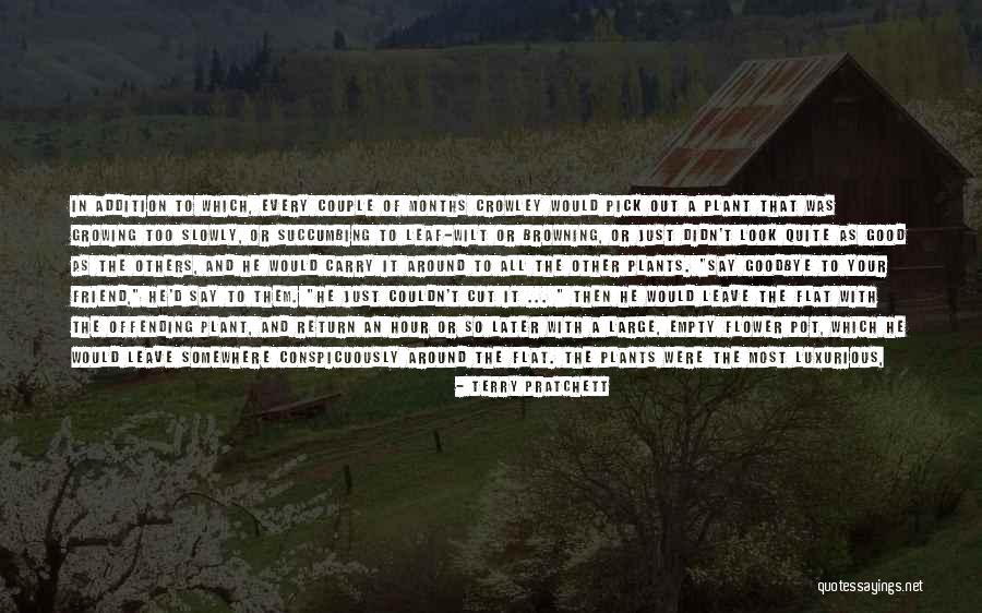 Flower And Growing Quotes By Terry Pratchett Flower And Growing Quotes By Terry Pratchett
