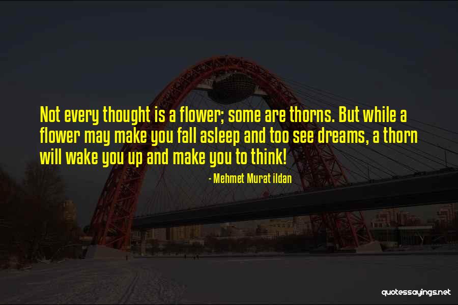 Flower And Thorn Quotes By Mehmet Murat Ildan Flower And Thorn Quotes By Mehmet Murat Ildan